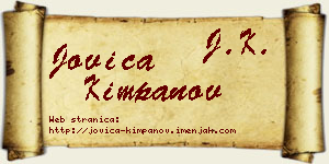 Jovica Kimpanov vizit kartica